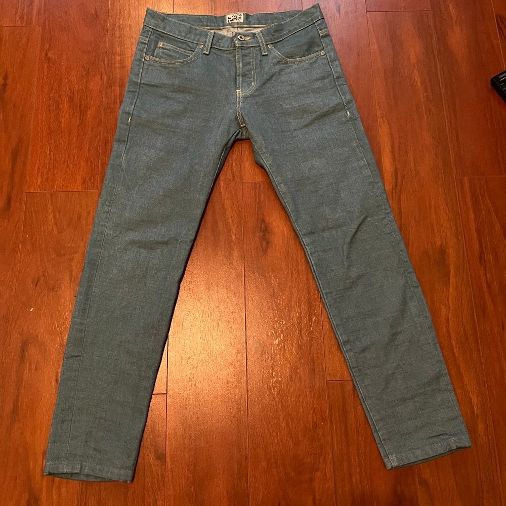 **SOLD** Naked & Famous Skinny Guy LHT Antique Blue Light Jeans, Size 33